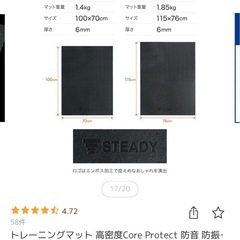懸垂マシン+トレーニングマットの画像