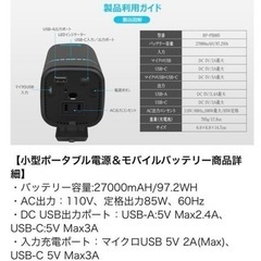 Renogy AC/USBモバイルバッテリーの画像