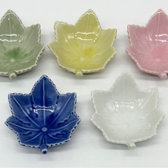 未使用◆もみじ小皿◆５客セット◆