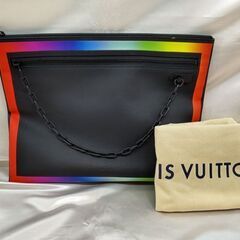 【LV】M30347 タイガ レインボー ポシェット A4 チェ...