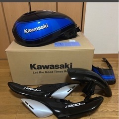 Z900RS 青火の玉、純正品ガソリンタンク/サイドカバー左右/...