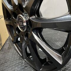 【新品】阿部商会 La Strada TIRADO Eta ラ・ストラーダ 15インチ 4本 6J5HPCD114.3+45 ヴォクシー ノア ステップワゴン等　(MHZ581)クレジットカード QRコード決済可能の画像