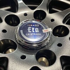 【新品】阿部商会 La Strada TIRADO Eta ラ・ストラーダ 15インチ 4本 6J5HPCD114.3+45 ヴォクシー ノア ステップワゴン等　(MHZ581)クレジットカード QRコード決済可能の画像