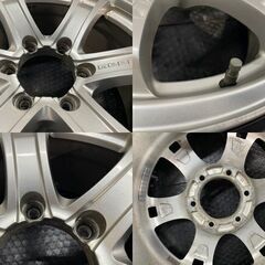 タイヤ走行短め【TOYO winter TRANPATH TX 235/65R18】23年製 スタッドレス Weds KEELER 18インチ 8J6HPCD139.7+25 サファリ等(MTG812MS)クレジットカード QRコード決済可能の画像