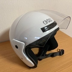 バイクヘルメット　ジェット　白　CR-720の画像