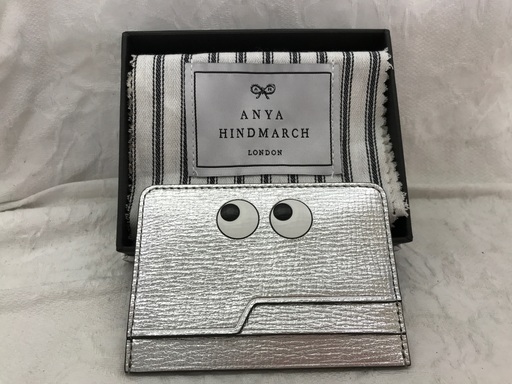 ANYA HINDMARCH/カードケース/シルバー