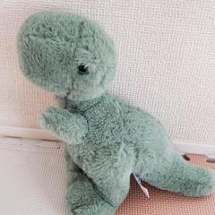恐竜＆おサルさんのぬいぐるみの画像