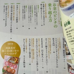2024年エッセ3冊ESSA8月号・4月号・特別号お金のピンチの乗り越え方、料理の画像