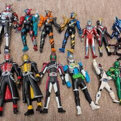 仮面ライダーウルトラマンなどソフビセット