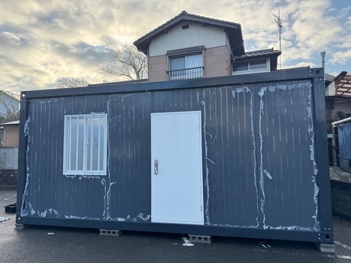 再入荷！ミニサイズ 約10m2 ユニットハウス＜新品＞移動移設簡単 ミニ コンテナハウス