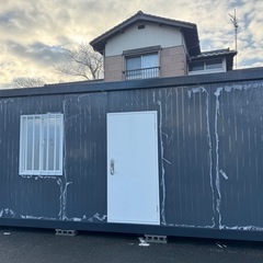 再入荷！ミニサイズ 約10m2 ユニットハウス＜新品＞移動移設簡単 ミニ コンテナハウスの画像