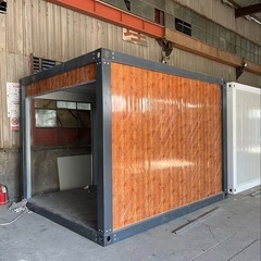 再入荷！ミニサイズ 約10m2 ユニットハウス＜新品＞移動移設簡単 ミニ コンテナハウスの画像