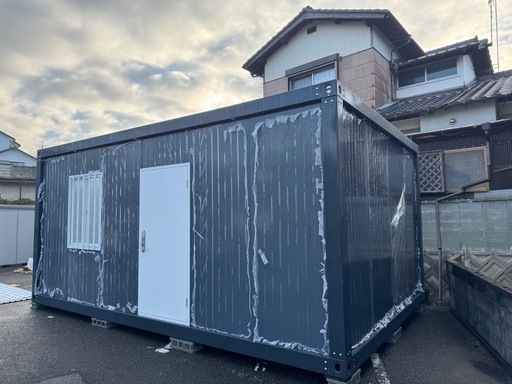再入荷！ミニサイズ 約10m2 ユニットハウス＜新品＞移動移設簡単 ミニ コンテナハウス