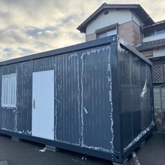 再入荷！ミニサイズ 約10m2 ユニットハウス＜新品＞移動移設簡単 ミニ コンテナハウスの画像