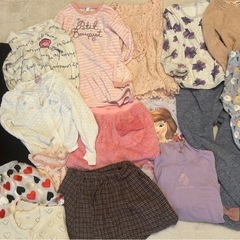 超激安！！女の子服　まとめ売り33アイテム　秋冬向け　130サイ...