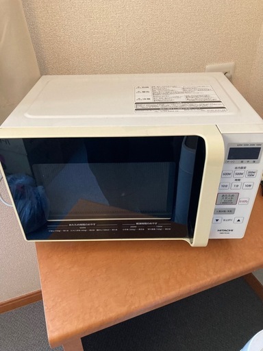 ☆美品☆ 日立 電子レンジ 17L ヘルツフリー フラット庫内  HMR-FS182 ▪️19日までに引取希望▪️