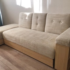 折りたたみ収納付きベッドソファー