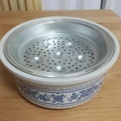 昭和レトロ   陶器製   蒸し器の画像