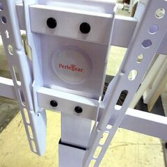 テレビスタンド 高さ調整可 左右首振り Perlegear ホワイト系 中古 札幌市東区 新道東店の画像