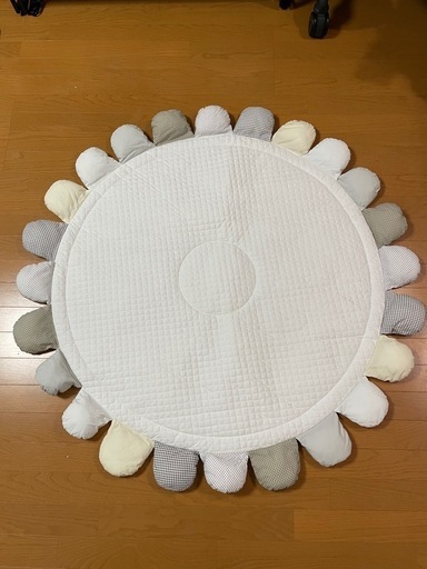 ベビーサークル&プレイマット　3点セット　グレー