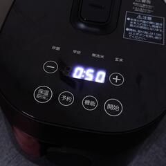 炊飯器 2合 MAXZEN 黒の画像