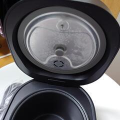 炊飯器 2合 MAXZEN 黒の画像