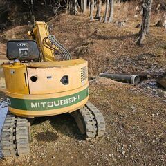 小型バックホウ　ユンボ　岩手県陸前高田市の画像