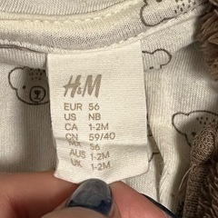 H＆M ジャンプスーツ カバーオールの画像