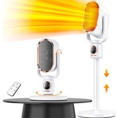 セラミックヒーター AI音声制御＆卓上/フロア両用電気ストーブ ...