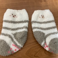 ベビー冬用もこもこ靴下