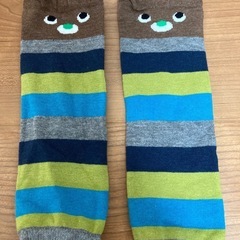 レッグウォーマーくま美品