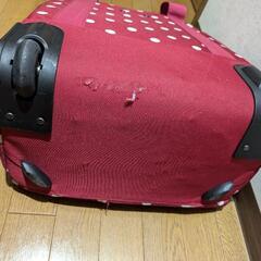 ライゼンタール  キャリーケース 旅行カバン スーツケース 赤 水玉模様の画像