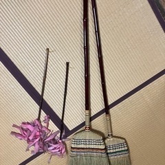 a【あげます】ほうき、はたき