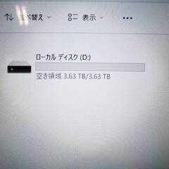バッファロー　外付けHDD　4TB　HD-EDS4U3-BE　動作良好　フォーマット済　テレビ、パソコン両対応　ハードディスク　Buffaloの画像