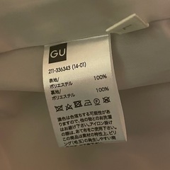 GU  レディースショートフーディコート Lサイズの画像
