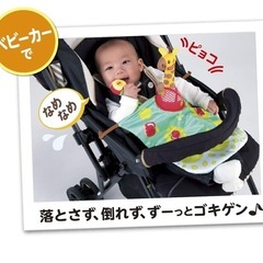 赤ちゃん　おもちゃ3つ　セルフメリー　かみかみミツバチ　ガラガラ の画像