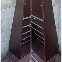 木製　2列5段　カタログスタンド　ディスプレイ　パンフレットスタンド　マガジンラックの画像