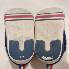 ミキハウス ホットビスケッツ 13cm ネイビー　&12cm 靴　2点セットの画像