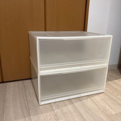 無印　衣装ケース　2個セットの画像