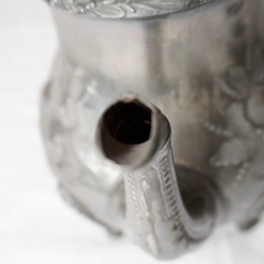 イギリス アンティーク ピューター ポット②の画像