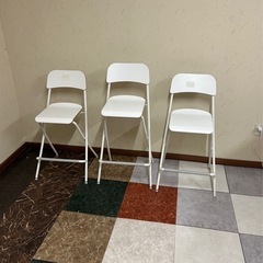素敵な白い席セットの画像