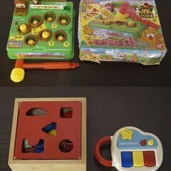★おもちゃのセット★モグラたたき/木製パズル/ミキハウス  鍵盤...