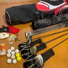 Larouge  初心者　メンズ　右利き ゴルフクラブ、バッグ、シューズ、サブバッグの画像