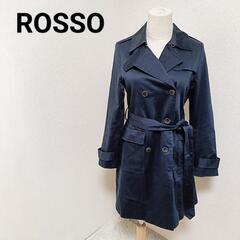 ROSSO ロッソ トレンチコート ダブル アウター ベルト付き...