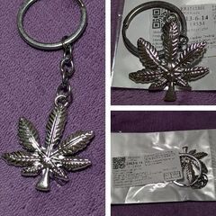 カエデの葉/キーホルダー（新品）の画像