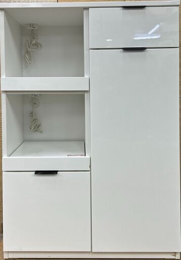 ニトリ 家具 キッチン収納 レンジ台 ミドルレンジボード ホワイト リサイクルショップ札幌 買取本舗 平岸店