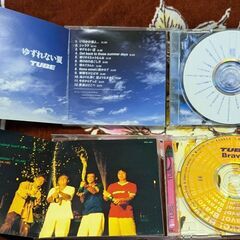 ☆邦楽ＣＤ　TUBE　２枚　ゆずれない夏、他　中古品　