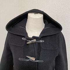 スピックアンドスパン 美品 ダッフルコート アウター ブラック ウール混 36 S レディースの画像