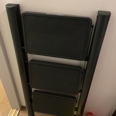 【特価】美品！はしご／脚立／踏み台(焦げ茶色)