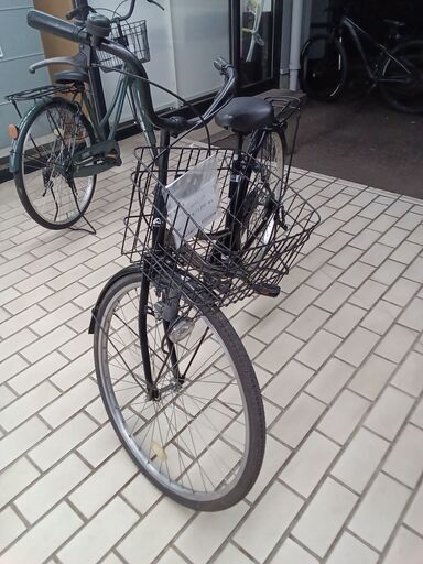 ★ジモティ割あり★  軽快自転車 26インチ ブラック クリーニング済み TK4010